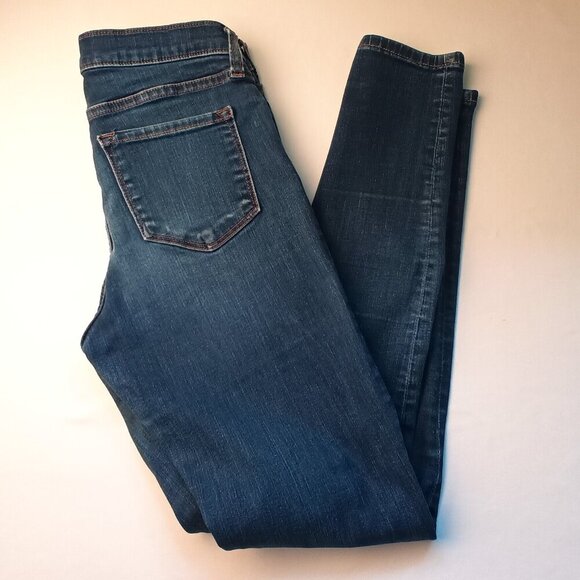 Banana Republic Denim Jeans Size 26/2 Sculpt Skinny Low Rise Medium Wash - Picture 1 of 10